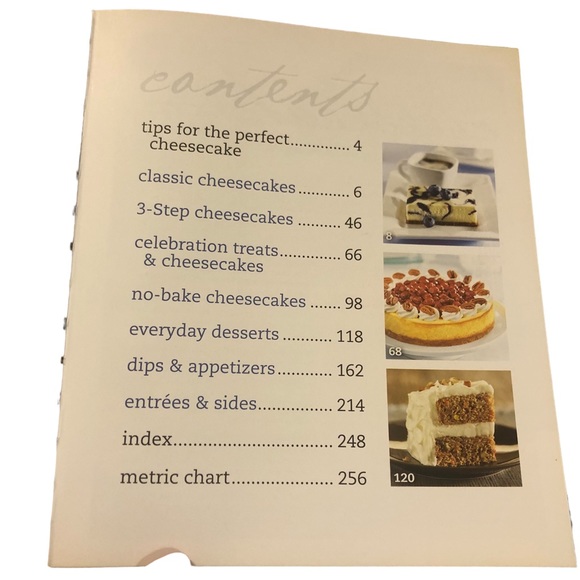 Philadelphia Cream Cheese Cookbook Soft Cover 255 Pgs Desserts Appetizer Dips - Picture 4 of 4